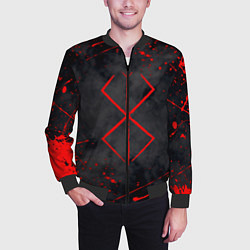 Бомбер мужской BERSERK БЕРСЕРК КЛЕЙМО, цвет: 3D-черный — фото 2