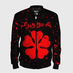 Бомбер мужской ЧЕРНЫЙ КЛЕВЕР АНИМЕ,, цвет: 3D-черный