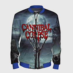 Бомбер мужской CANNIBAL CORPSE, цвет: 3D-синий