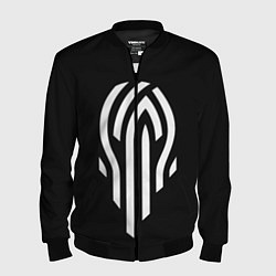 Бомбер мужской Nokk Rainbow Six Art 02, цвет: 3D-черный