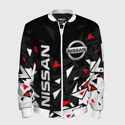 Мужской бомбер NISSAN НИССАН ОСКОЛКИ