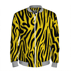 Бомбер мужской Тигровые полоски, цвет: 3D-меланж
