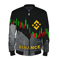 Мужской бомбер BINANCE БИНАНС ГРАФИК