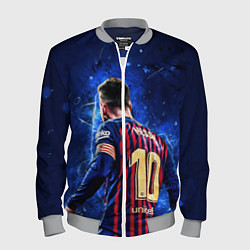 Бомбер мужской Leo Messi Лео Месси 10, цвет: 3D-меланж