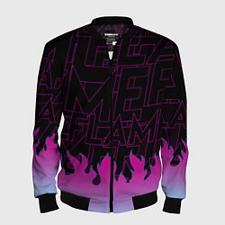Мужской бомбер РОЗОВОЕ ПЛАМЯ PINK FLAME
