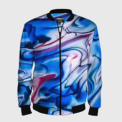 Мужской бомбер ТАЙ ДАЙ ОКЕАН ЧЕРНИЛ