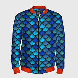 Мужской бомбер Чешуя рыбы