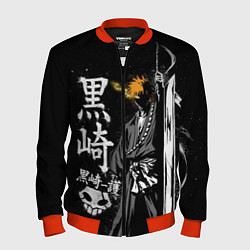 Бомбер мужской Bleach, Ичиго с мечом, цвет: 3D-красный