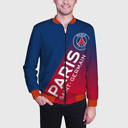 Бомбер мужской ФК ПСЖ PARIS SAINT GERMAIN, цвет: 3D-красный — фото 2