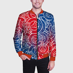 Бомбер мужской ФК ПСЖ PARIS SAINT GERMAIN, цвет: 3D-красный — фото 2