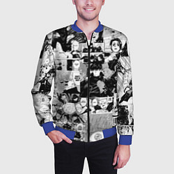 Бомбер мужской Магическая Битва, цвет: 3D-синий — фото 2