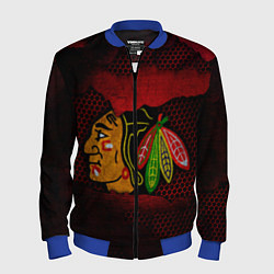 Бомбер мужской CHICAGO NHL, цвет: 3D-синий