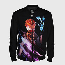 Мужской бомбер ТАРТАЛЬЯ - GENSHIN IMPACT NEON