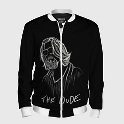 Бомбер мужской THE DUDE Большой Лебовски, цвет: 3D-белый