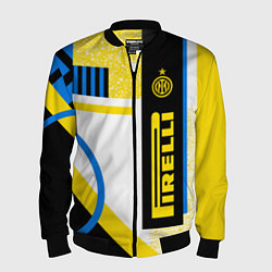 Бомбер мужской ФК «Интер Милан» 202021, цвет: 3D-черный