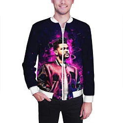 Бомбер мужской The Weeknd, цвет: 3D-белый — фото 2