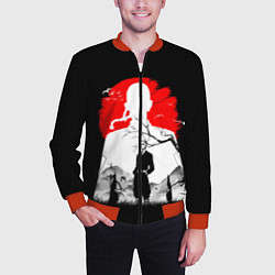 Бомбер мужской Кэн Рюгудзи Токийские мстители, цвет: 3D-красный — фото 2