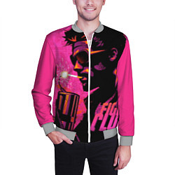 Бомбер мужской Тайлер Дёрден с динамитом, цвет: 3D-меланж — фото 2