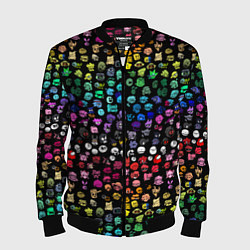 Бомбер мужской ПЕРСОНАЖИ ИГРЫ FNF, цвет: 3D-черный
