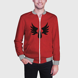 Бомбер мужской Кровавые ангелы цвет легиона 9, цвет: 3D-меланж — фото 2