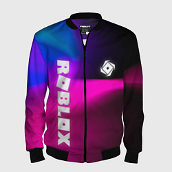 Мужской бомбер Роблокс лого х эмблема