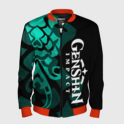 Бомбер мужской ТАТУИРОВКА СЯО АДЕПТ, цвет: 3D-красный