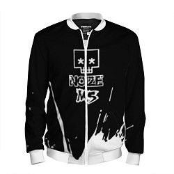 Бомбер мужской Noize MC Нойз МС, цвет: 3D-белый