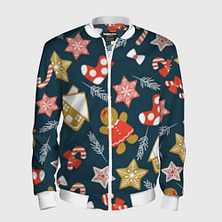 Мужской бомбер Merry Christmas!!!