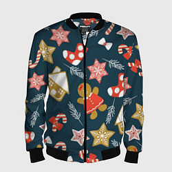 Мужской бомбер Merry Christmas!!!