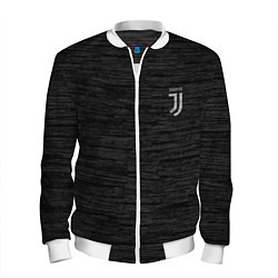 Бомбер мужской Juventus Asphalt theme, цвет: 3D-белый