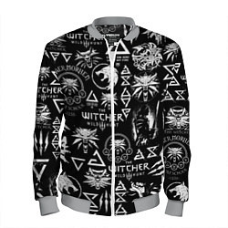 Бомбер мужской ВЕДЬМАК ЛОЛГОБОМБИНГ THE WITCHER, цвет: 3D-меланж