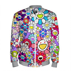 Мужской бомбер Цветы Takashi Murakami