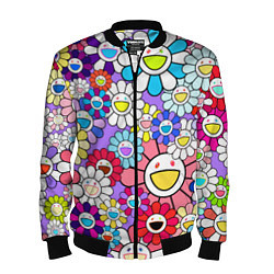 Мужской бомбер Цветы Takashi Murakami