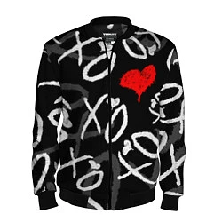Бомбер мужской The Weeknd - XO, цвет: 3D-черный