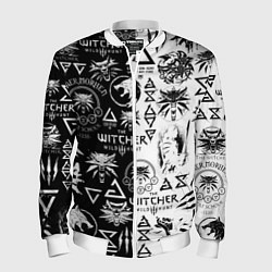 Мужской бомбер THE WITCHER LOGOOMBING ВЕДЬМАК ПАТТЕРН