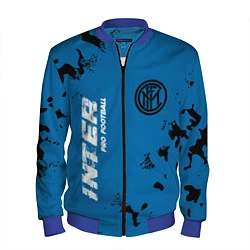 Бомбер мужской ИНТЕР Inter Pro Football - Камуфляж, цвет: 3D-синий