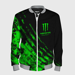 Мужской бомбер Monster Energy Текстура