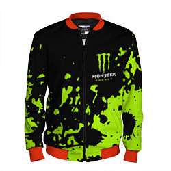 Мужской бомбер Monster Energy green