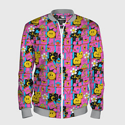 Мужской бомбер Психоделика Инь-Янь