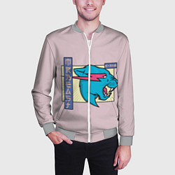 Бомбер мужской Mr Beast Japan Full Print, цвет: 3D-меланж — фото 2