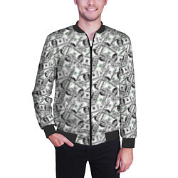 Бомбер мужской Миллионер Millionaire, цвет: 3D-черный — фото 2