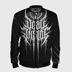 Бомбер мужской DEAD INSIDE, Сороконожка, цвет: 3D-черный