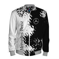 Бомбер мужской Mercedes-Benz: Black & White, цвет: 3D-меланж