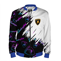 Мужской бомбер Lamborghini pattern gradient