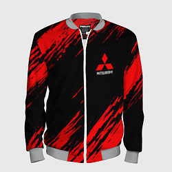 Бомбер мужской Mitsubishi Texture Red, цвет: 3D-меланж