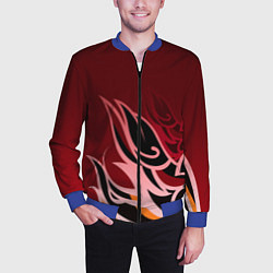 Бомбер мужской ТОМА GENSHIN IMPACT, цвет: 3D-синий — фото 2