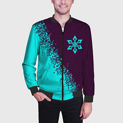 Бомбер мужской ГЕНШИН ИМПАКТ - КРИО Арт, цвет: 3D-черный — фото 2