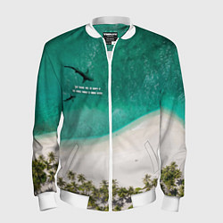 Мужской бомбер He shark will be happy if the whole world is under