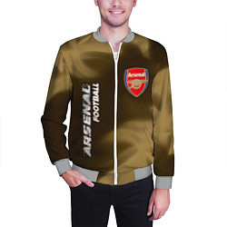 Бомбер мужской АРСЕНАЛ Arsenal Football Огонь, цвет: 3D-меланж — фото 2