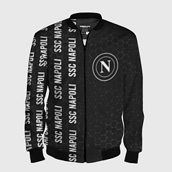 Бомбер мужской SSC NAPOLI Графика, цвет: 3D-черный